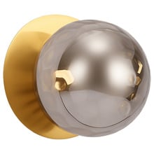 Lassie Molten Ripple Glass Warm White LED Outdoor Wall Light